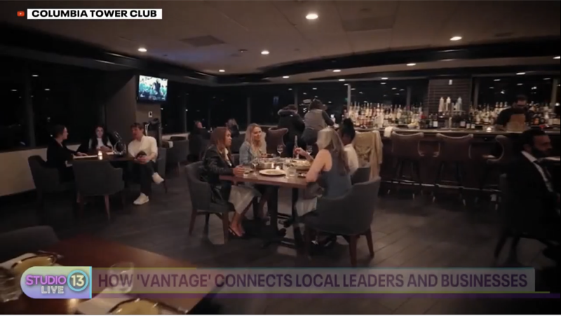Columbia Tower Club footage aired during the segment
